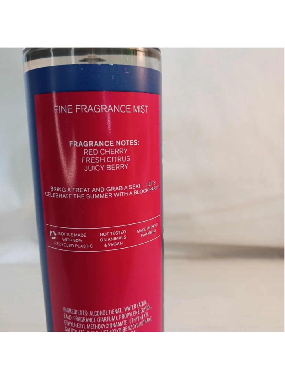 Firecracker Pop Fine Fragrance Mist Bath Body Works 8oz cherry berry citrus
